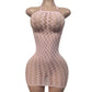 Sleeveless See Through Jacquard Dress Women Sexy Backless Halter Bandages Trend Fashion Midnight Club Street Bodycon