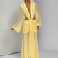 Deep V Neck Long Sleeve Sexy Maxi Dress Women Gown Fashion Hollow Out Backless Ruched Club Party Long Dress Elegant