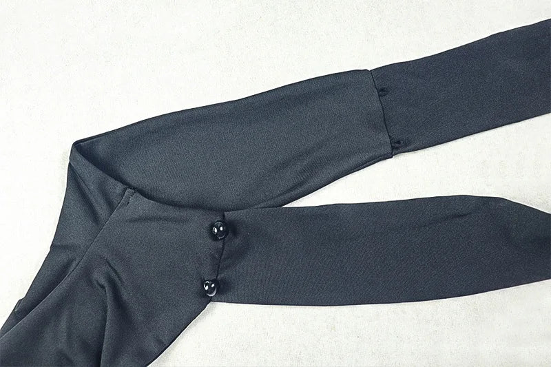 Velvet Sexy 2 Piece Set Women Y2K Strapless Ruched Patchwork Dress+Ribbon Scarf Coquette Midnight Party Club Bodycon