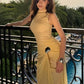 Metal Decoration Maxi Dress Women o-Neck Sleeveless Folds Skinny Elegant Fashion Summer Party Chic Vacation Vestidos