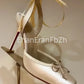 2026 Women's New Summer Square Satin High Heel Sandals with Ankle Strap, Fashionable Party and Banquet Ballet High Heels