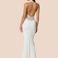 Halter Lace V Neck Sexy Maxi Dress Women Gown Elegant Lace Sheer Off-shoulder Backless Bodycon Club Party Long Dresses