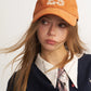 Brown Baseball Cap with Letter Embroidery, Casual Adjustable Sun Hat for Everyday Outdoor