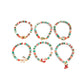 6 Pcs/Set Exquisite Christmas Tree Santa Claus Boots Bracelet Fashion Cute Polymer Clay Bracelets Year Party Jewelry 2026
