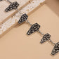 Vintage Spider Web Cross Jesus Moon Waist Belly Chain for Women Goth Metal Belt Waistband Halloween Body Jewelry Gift