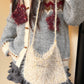 Cute Mohair Cat Ear Star Knit Beanie For Women