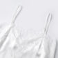 Women's 2 Piece Lounge Set Solid Sleeveless Spaghetti Strap Lace Trim Babydoll Cami Tops and Loose Pants Sleepwear