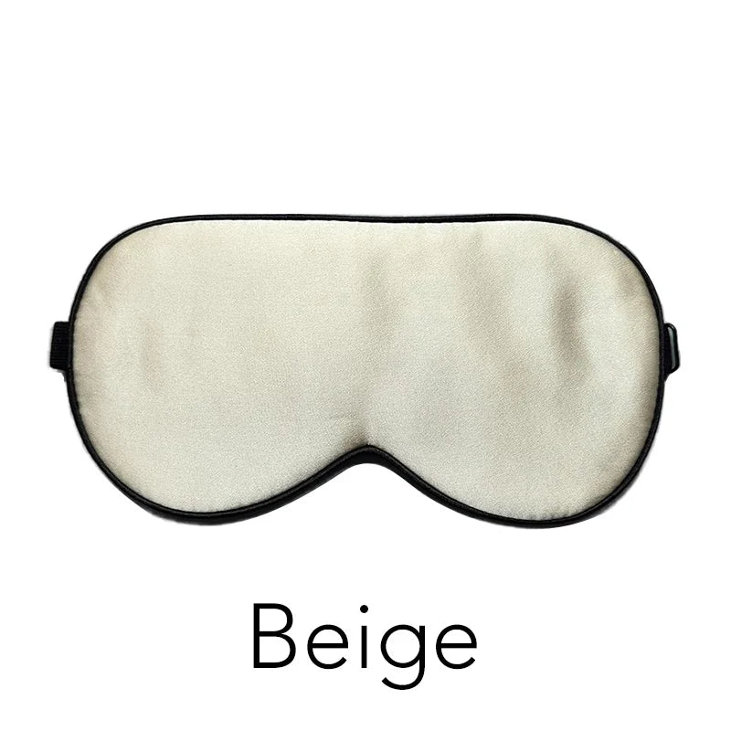 100% Real Mulberry Silk Sleep Mask Eye Covers for Sleeping Blindfold with Adjustable Strap Comfortable Super-Smooth