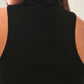 Sexy High Neck Vest Women Metal Rings Skinny Summer Fashion Street Versatile Simple Classic Hottie Midnight Tank Tops