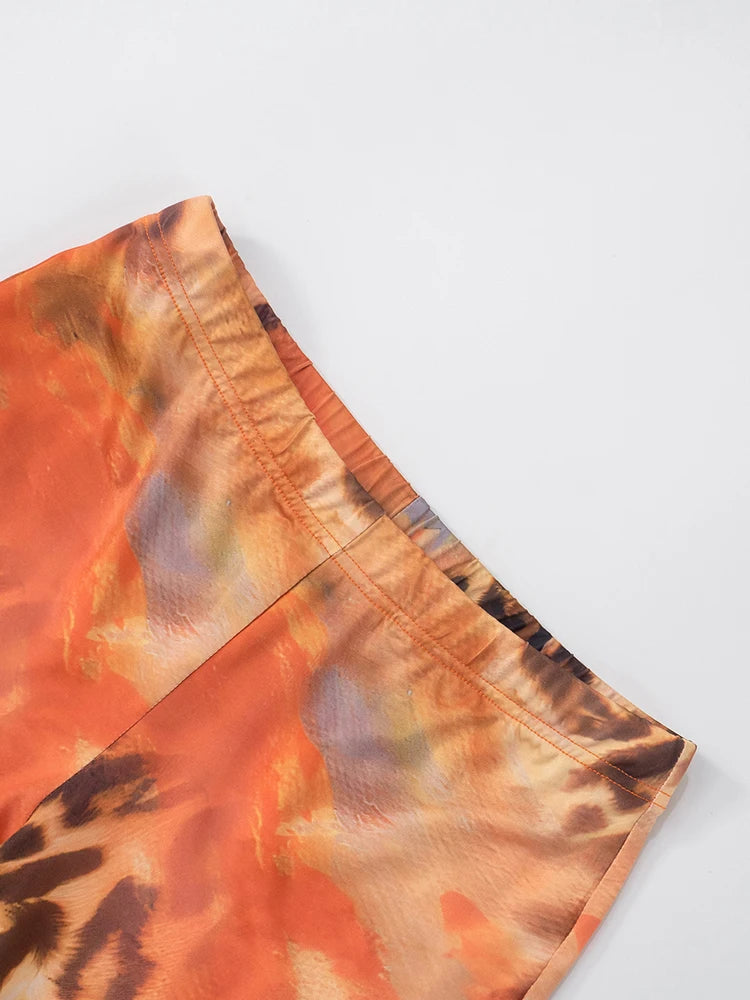 Leopard Print Crop Pants Women Elastic Waist Skinny Peach Buttocks Bottoms Hot Girl Midnight Trend Club Party Outfits