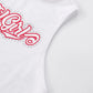 Casual Women Tracksuit 2 Piece Set Monogram Print Diamond Appliques Tank Tops+Pants Matching Sporty Tight Outfits