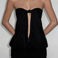 Sexy Hollow Dress Women Fashion Classic knot Patchwork Sleeveless Sexy Hottie Vacation Party Street Peach Hip Bodycon