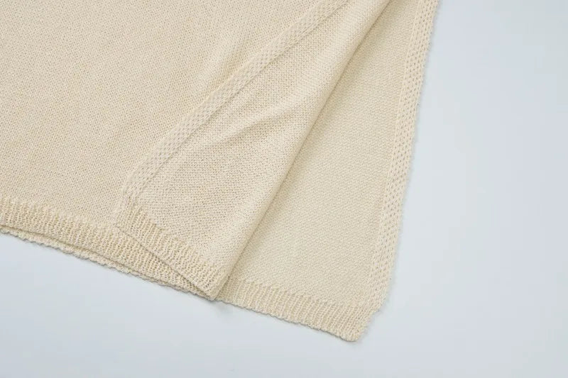 One Shoulder Loose Sweater for Woman Fall Clothes Casual Pullovers Asymmetrical Top Knitwears