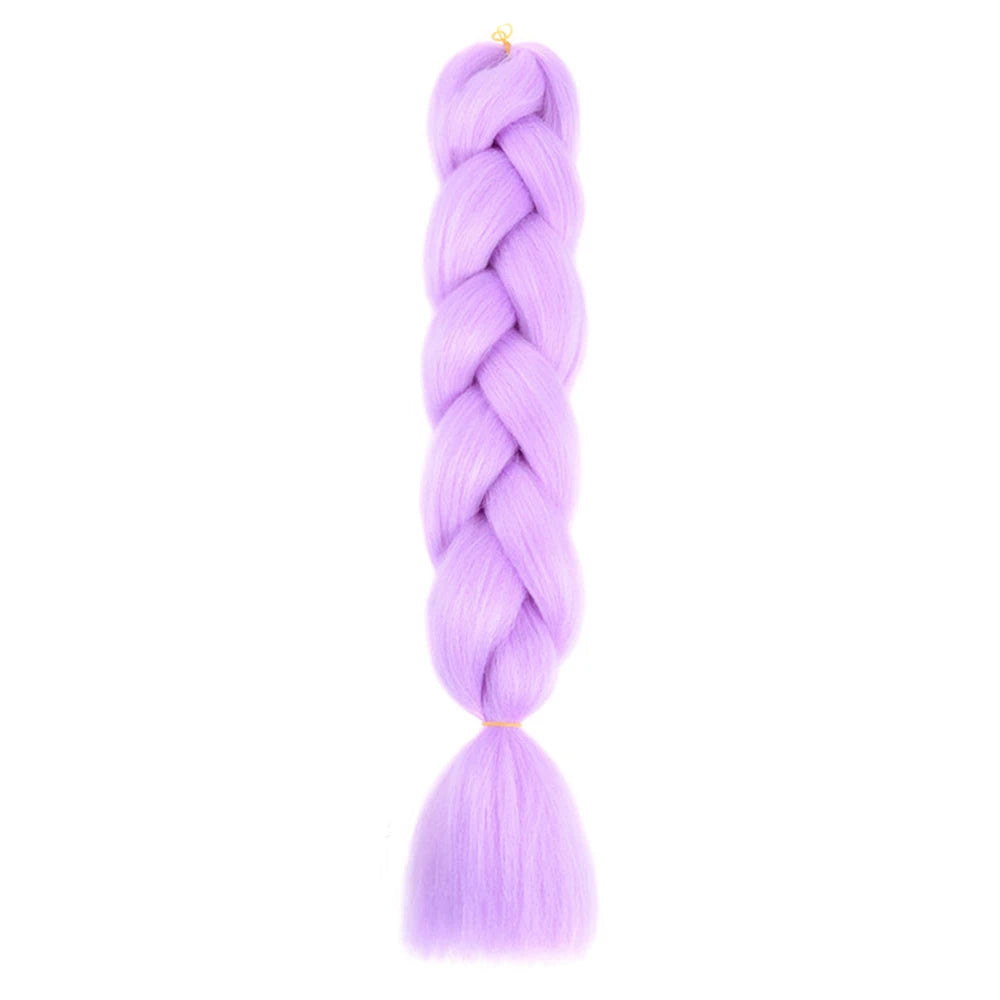 24 Inch Jumbo Braids Extensions Synthetic Braiding Hair Afro Ombre Color kanekalon Hair for Children Braid