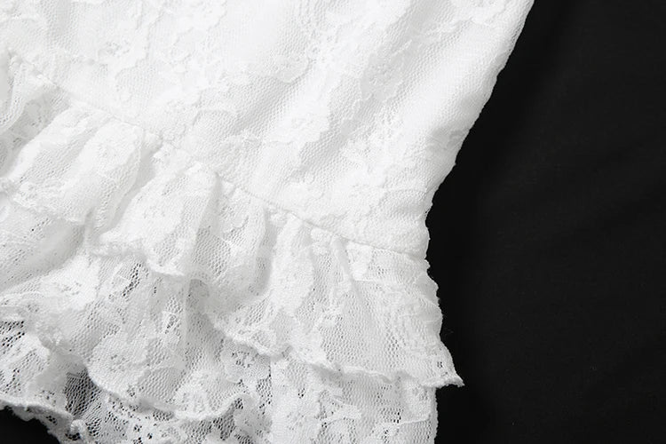 Party Dress Women Jacquard Ruffle Slash Neck Tierred Peach Hip Vestido+Long Gloves Christmas Birthday Sexy Slim Clubwear