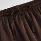 Women's High Waist Drawstring Satin Wide Leg Pants, Casual Loose Fit Solid Color Trousers, Elegant Silky Summer Bottoms