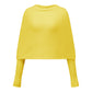 Women Loose Mohair Knitted Sweater Draped Off Shoulder Flare Sleeve Sheer Knit Jumper Cross Wrap Back Winter Pullover