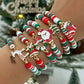 6 Pcs/Set Exquisite Christmas Tree Santa Claus Boots Bracelet Fashion Cute Polymer Clay Bracelets Year Party Jewelry 2026