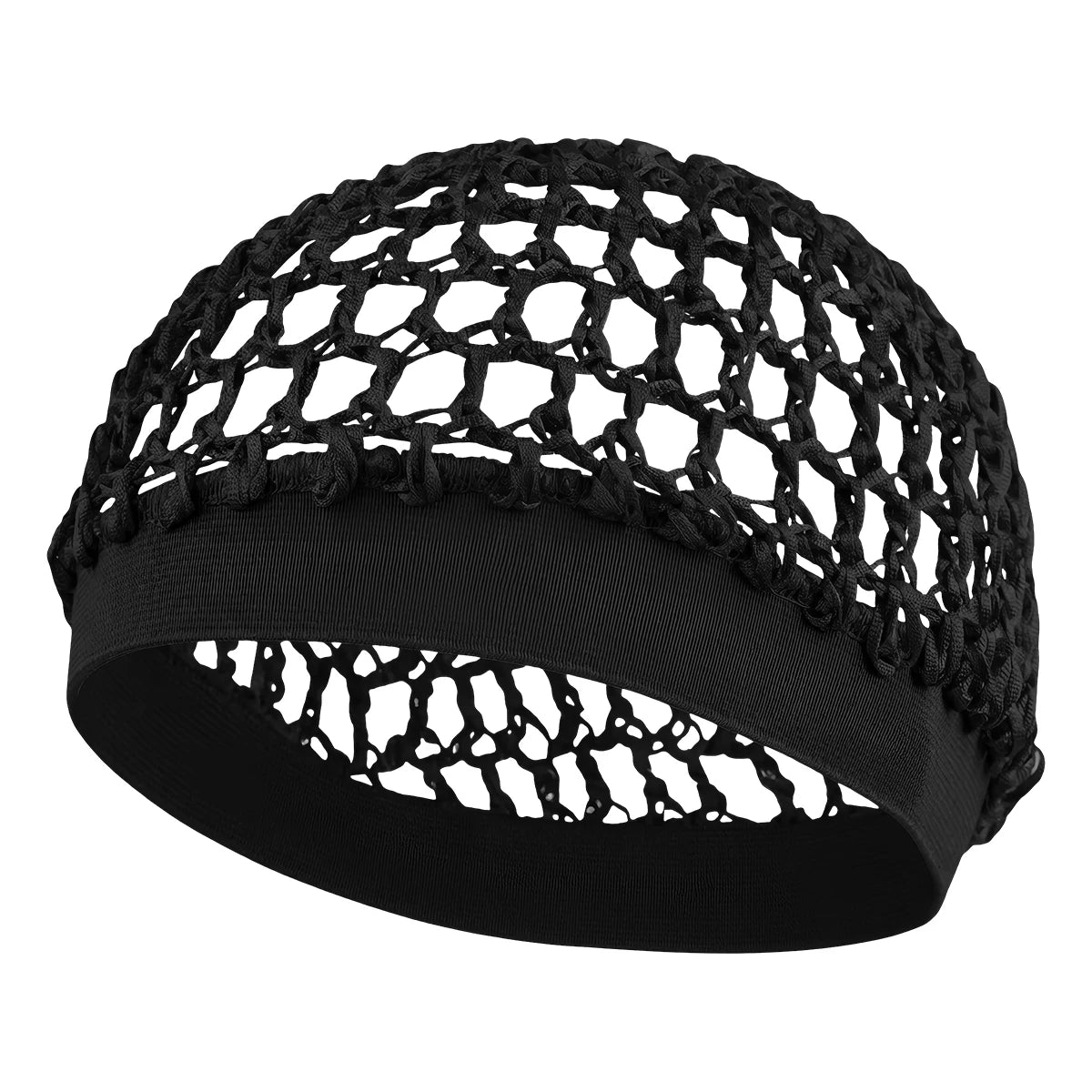Women's Elastic Breathable Mesh Cap Soft Reusable Hair Protection Sleep Accessory Christmas Decor Gift Idea