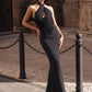 Sexy Backless Long Dress Woman Polka Dot Print Cross Bandage Halter Sleeveless Bow Decoration High Waist Elegant Vestidos