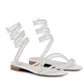 Women's New Water Diamond Sandals Fashion Tassel Crystal Shoes Sexy Banquet Party Twin Stiletto Women's Large Sandals