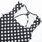 Sexy Backless Jumpsuit Women Trend Polka Dot Print Sleeveless Square Collar Skinny Coquette Midnight Club Streetwear