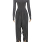 Casual Office Jumpsuit Woman Ruched y2k Trend Turtleneck Full Sleeve Streetwear Simple Basic Elegant Fall Overalls