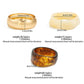 3 Styles Hip Hop Chunky Stacking Resin Bangles for Women Trendy Punk Irregular Geometric Charm Wide Bracelets Jewelry