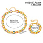 2Pcs Punk Hip Hop Heavy Metal Necklace Bracelet for Women Exaggerated Gold Color Thick Chain Jewelry Set Party Neck Accessories