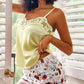 Lace Trim Satin Cami Tops for Women Solid Color V Neck Camisole Going Out Spaghetti Straps Sleeveless Tank Top