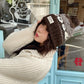 Casual Fair Isle Style Sheep Pattern Pom Pom Knit Beanie For Women