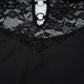 Black Lace Sexy Dresses for Woman Summer Clothes Deep V Neck Backless Maxi Dress