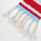 2025 Winter New Arrivals Cute Casual Preppy Sweet Stripe Plush Scarf For Women