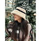Sweet Striped Color Block Warm Plush Bucket Hat For Women