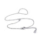Trendy Stainless Steel Zircon Beads Back of Hand Chain Finger Bracelet Fashion Chic Sexy Jewelry Waterproof Wholesale Gift