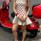 Red Polka Dot Sexy Mini Dress Women Summer Lace Satin Spaghetti Strap Sleeveless Backless Slim Fit Beach Club Dress