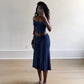 2 Piece Set Lace-trim Camisole Crop Top and Matching Low-rise Wide-leg Pants Lounge Wear Woman Summer Outfits