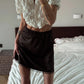 Women Sexy High Waist Satin Mini Skirt White Red Chic Streetwear Summer Elastic Waist Slim Skirt Hot Girls Casual Simple