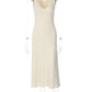 Women V Neck Cap Sleeve Sexy Midi Dress Solid Slim Fit Flared A Line Dress Elegant Wedding Guest Party Casual Dress