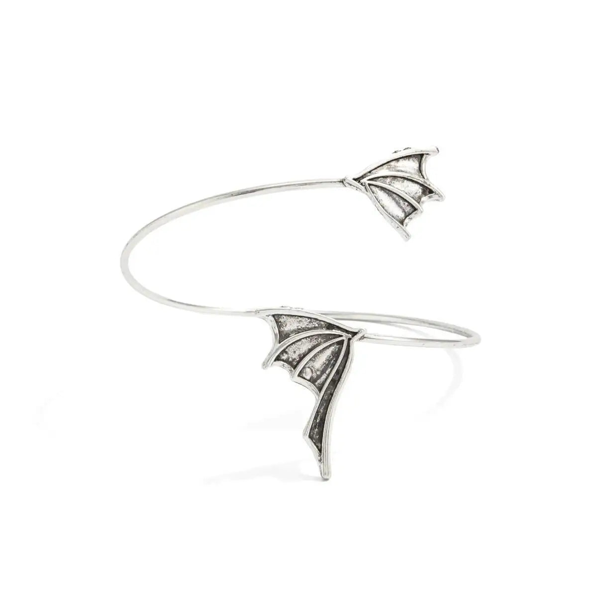 Bat Wings Open Arm Bracelet for Women, Adjustable Goth Charm Bangle, Halloween Party Jewelry, Creative Gift, 2026