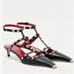 2026 Women's Rivet Low Heel Square Head Stiletto Sandals Fashion Show Party Summer Women's High Heel Sandals