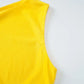 Asymmetrical Cutout One Shoulder Mini Dress Yellow Black Sexy Beach Vacation Dresses for Summer Outfits