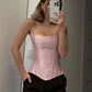 Irregular Satin Tank Top Women Sexy Low-Neck Sleeveless Patchwork Midnight Party Clubwear Classic Stretch Skinny Vest