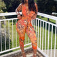 Hollow Cross Knot Romper Women Sexy Sleeveless Bandage Leopard Print Sexy Workout Activity Streetwear Skinny Playsuit