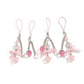2025 New Korean Fashion Sweet Strawberry Bowknot Keychains Star Pendant Keyrings Ins Aesthetic Holder Bag Accessories
