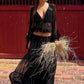 2 Piece Set Lace Chiffon Cardigan Top Long Skirt Spring Traveling Cruise Outfits for Woman Matching Sets