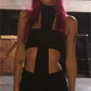 Sexy Halter Romper Women Cross Hollow Waistless Sleeveless Trend Chic Hottie Solid Skinny Street Clubwear Playsuit