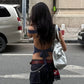 Off Shoulder Backless Asymmetrical Tops Sexy Womens T Shirts Fashion 2026 Summer Clothes