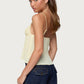 Lace Camisole for Women Sleeveless Spaghetti Strap Polka Dot Cami Tops Summer Shirt Party Club Night Out Casual Wear
