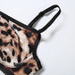 Leopard Print Baddie 2 Piece Sets Outfits Crop Top and Shorts 2025 New in Matching Sets Woman Clothing